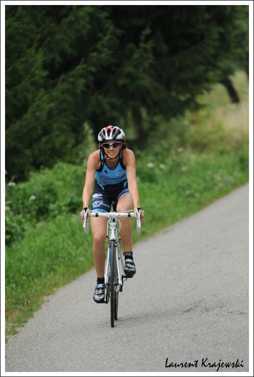 On the bike, between triathlon and pleasure